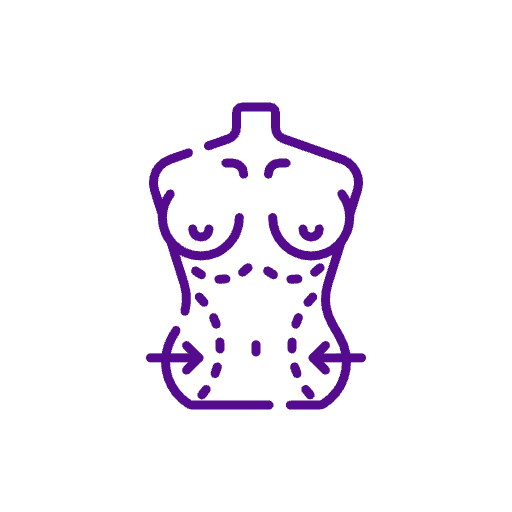 Pictogramă abdominoplastie